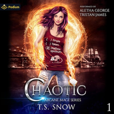 Chaotic – omslag til lydbogen af T.S. Snow