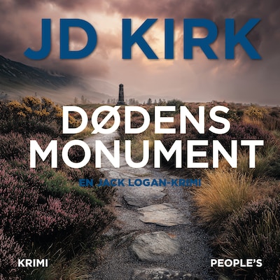 Dødens monument – omslag til lydbogen af J.D. Kirk