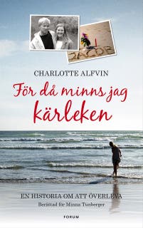 För då minns jag kärleken : en berättelse om att våga överleva – omslag till ljudboken av Charlotte Alfvin,Minna Tunberger