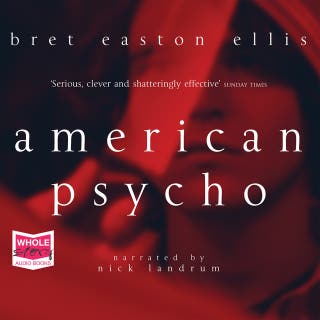 American Psycho – okładka audiobooka, autor Bret Easton Ellis