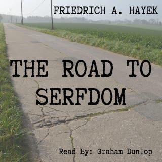 The Road to Serfdom – omslag till ljudboken av Friedrich Hayek