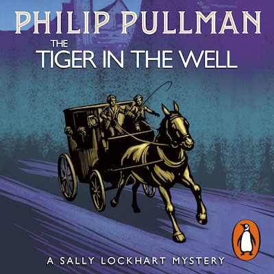 The Tiger in the Well – omslag til lydbogen af Philip Pullman