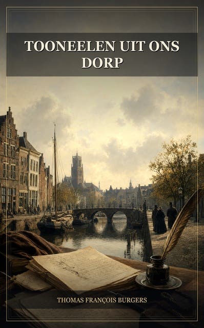 Tooneelen uit ons dorp – omslag van het luisterboek van Thomas François Burgers