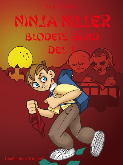 Ninja Niller - Blodets Bånd: Del 2 – omslag til lydbogen af Rune Fleischer