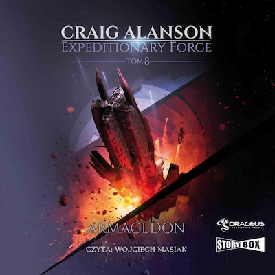 Expeditionary Force. Tom 8. Armagedon – okładka audiobooka, autor Craig Alanson