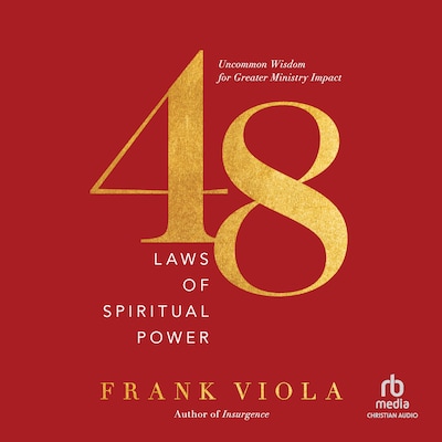 48 Laws of Spiritual Power – omslag til lydbogen af Frank Viola