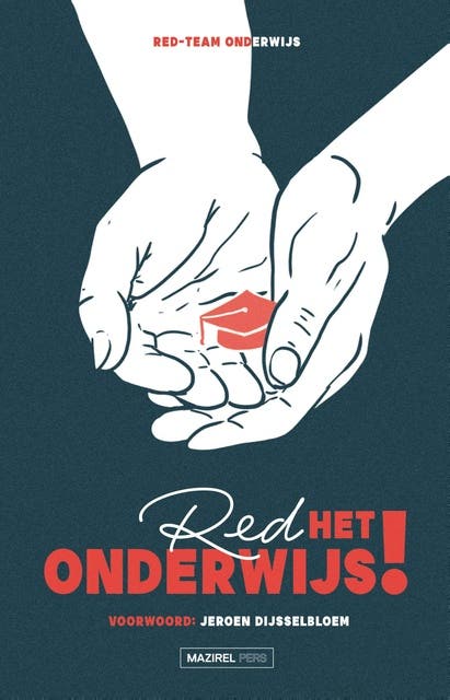 Red het onderwijs! – omslag van het luisterboek van Kernteam Red het onderwijs