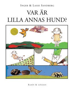 Var är Lilla Annas hund – omslag till ljudboken av Inger Sandberg