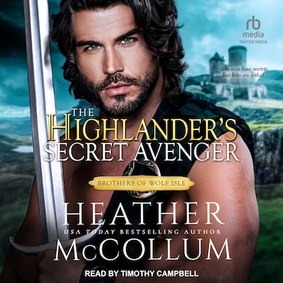 The Highlander's Secret Avenger – omslag til lydbogen af Heather McCollum