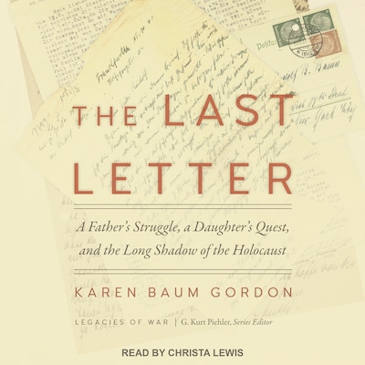 The Last Letter – omslag til lydbogen af Karen Baum Gordon