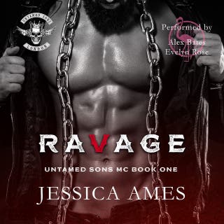 Ravage – omslag till ljudboken av Jessica Ames