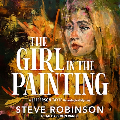 The Girl in the Painting – omslag til lydbogen af Steve Robinson