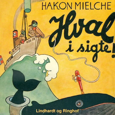 Hval i sigte – omslag til lydbogen af Hakon Mielche