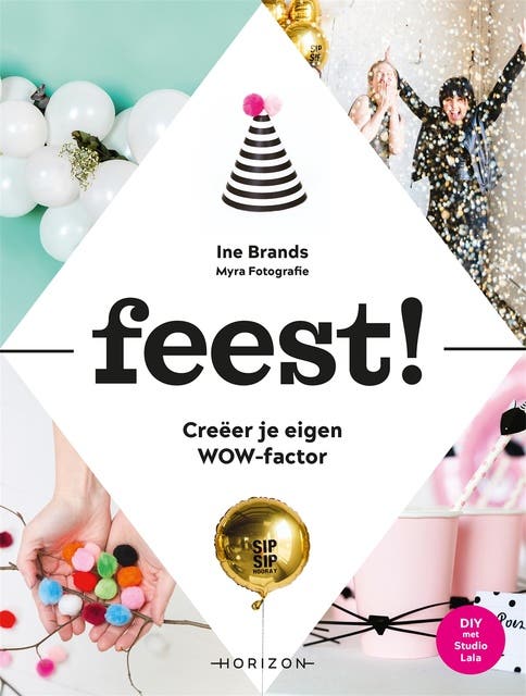Feest!: Creër je eigen WOW-factor – omslag van het luisterboek van Ine Brands