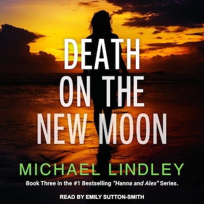 Death on the New Moon – omslag til lydbogen af Michael Lindley