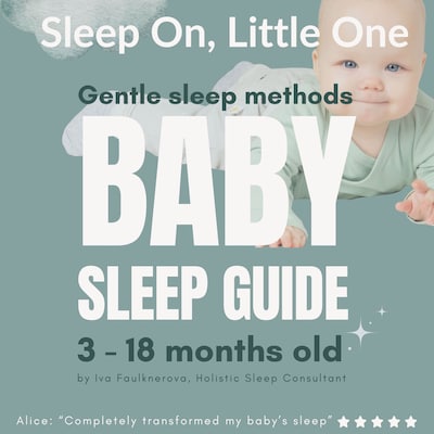 Sleep On, Little One, Gentle Sleep Methods Baby Sleep Guide, 3 - 18 Months Old – omslag til lydbogen af Iva Faulknerova