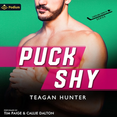 Puck Shy – omslag til lydbogen af Teagan Hunter