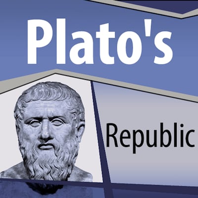 Plato's Republic – omslag til lydbogen af Plato