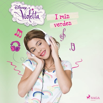 Violetta: I min verden – omslag til lydbogen af Disney