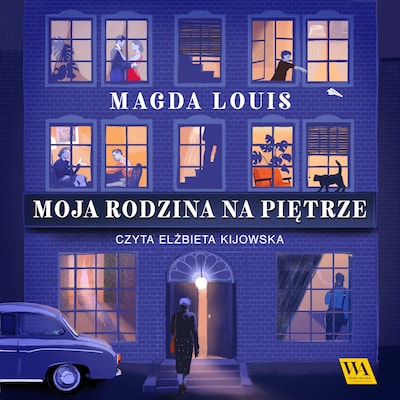 Moja rodzina na piętrze – okładka audiobooka, autor Magda Louis