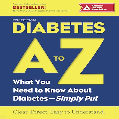 Diabetes A to Z – omslag til lydbogen af American Diabetes Association