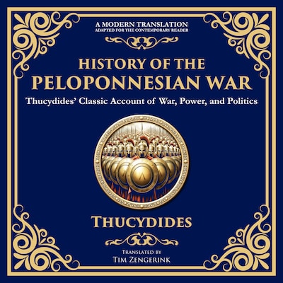 History of the Peloponnesian War – omslag til lydbogen af Thucydides, Tim Zengerink