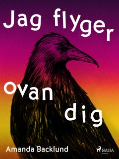 Jag flyger ovan dig – omslag till ljudboken av Amanda Backlund