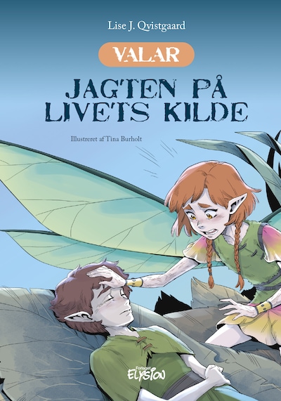 Jagten på livets kilde – omslag til lydbogen af Lise J. Qvistgaard