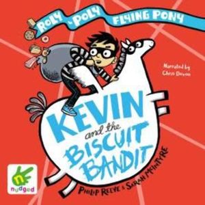 Kevin and the Biscuit Bandit – okładka audiobooka, autor Philip Reeve, Sarah McIntyre