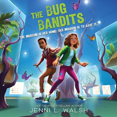 The Bug Bandits – omslag til lydbogen af Jenni L Walsh