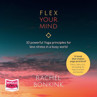 Flex Your Mind – omslag til lydbogen af Rachel Bonkink