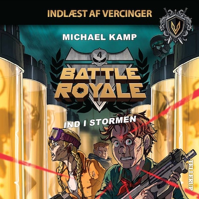 Battle Royale #4: Ind i stormen – omslag til lydbogen af Michael Kamp