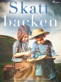 Skattbacken – omslag till ljudboken av Anna Kajsa Hallgard