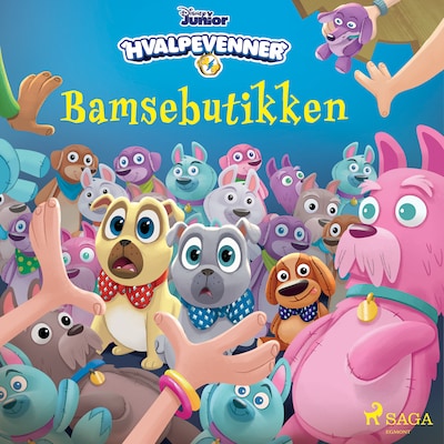 Hvalpevenner - Bamsebutikken – omslag til lydbogen af Disney