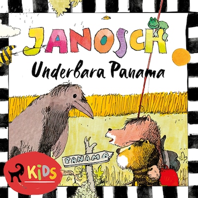 Underbara Panama – omslag till ljudboken av Janosch