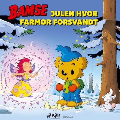 Bamse – Julen hvor Farmor forsvandt – omslag til lydbogen af Susanne Adolfsson
