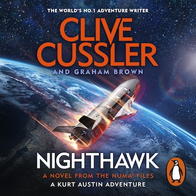 Nighthawk – omslag til lydbogen af Clive Cussler, Graham Brown