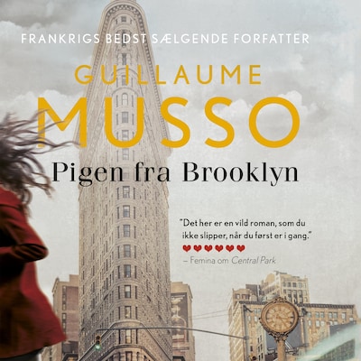 Pigen fra Brooklyn – omslag til lydbogen af Guillaume Musso