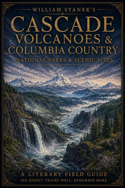 William Stanek's Cascade Volcanoes & Columbia Country: A Literary Field Guide to Cascade Volcanoes & Columbia Country National Parks & Scenic Sites – omslag til lydbogen af The Editors Of Our American National Parks