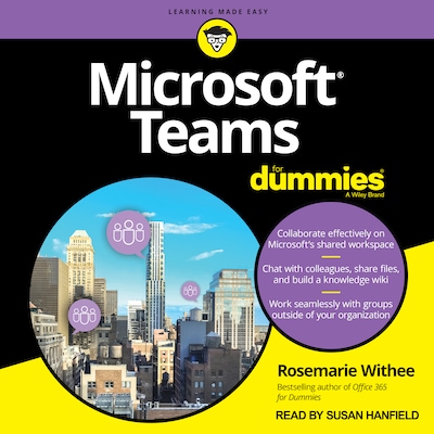 Microsoft Teams For Dummies – omslag til lydbogen af Rosemarie Withee
