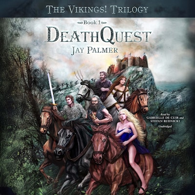 DeathQuest – omslag til lydbogen af Jay Palmer