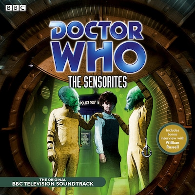 Doctor Who: The Sensorites (TV Soundtrack) – omslag til lydbogen af Peter R. Newman