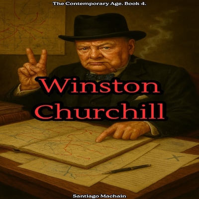 Winston Churchill – omslag til lydbogen af Santiago Machain