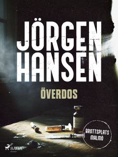 Överdos – omslag till ljudboken av Jörgen Hansen