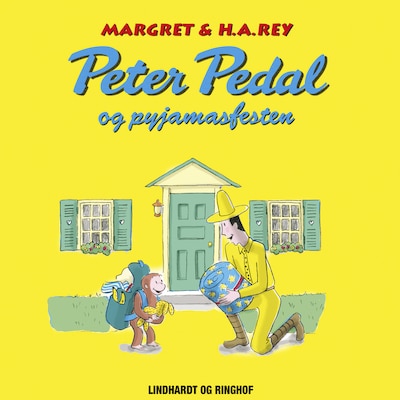 Peter Pedal og pyjamasfesten – omslag til lydbogen af Margret Og H.a. Rey