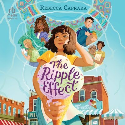 The Ripple Effect – omslag til lydbogen af Rebecca Caprara