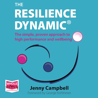 The Resilience Dynamic – omslag til lydbogen af Jenny Campbell