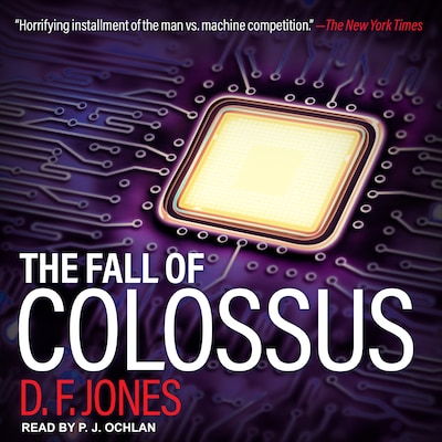 The Fall of Colossus – omslag til lydbogen af D. F. Jones