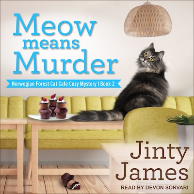 Meow Means Murder – omslag til lydbogen af Jinty James