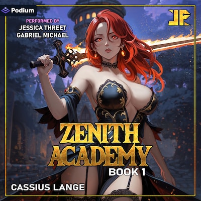 Zenith Academy – omslag til lydbogen af Cassius Lange